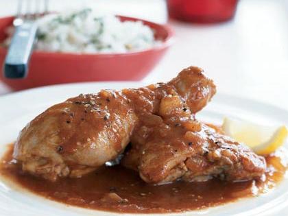 African Chicken in Spicy Red Sauce