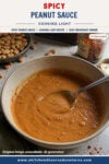 Make this easy, homemade spicy peanut sauce — a creamy, Thai‑inspired blend of peanuts, chili flakes, garlic, and soy for bold flavor in minutes. Perfect for noodles, grilled chicken, or veggie bowls.
