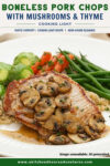 Looking for an effortless yet elegant weeknight meal? These perfectly seared pork chops are smothered in a deeply savory, velvety reduction of earthy wild mushrooms and fragrant thyme. #HomeCooking #PorkChops #ComfortFoodCraft #SkilletDinner #MushroomReduction #EasyRecipes #WeeknightDinner #CozyCooking #DinnerInspiration