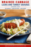 Looking for a quick, comforting dinner packed with deep, savory flavor? This classic pairing features juicy pan-seared smoked sausage layered over a hearty bed of tangy, tender braised cabbage. #SausageRecipes #ComfortFood #EasyDinner #MealPrep #WeeknightMeals #RusticCooking