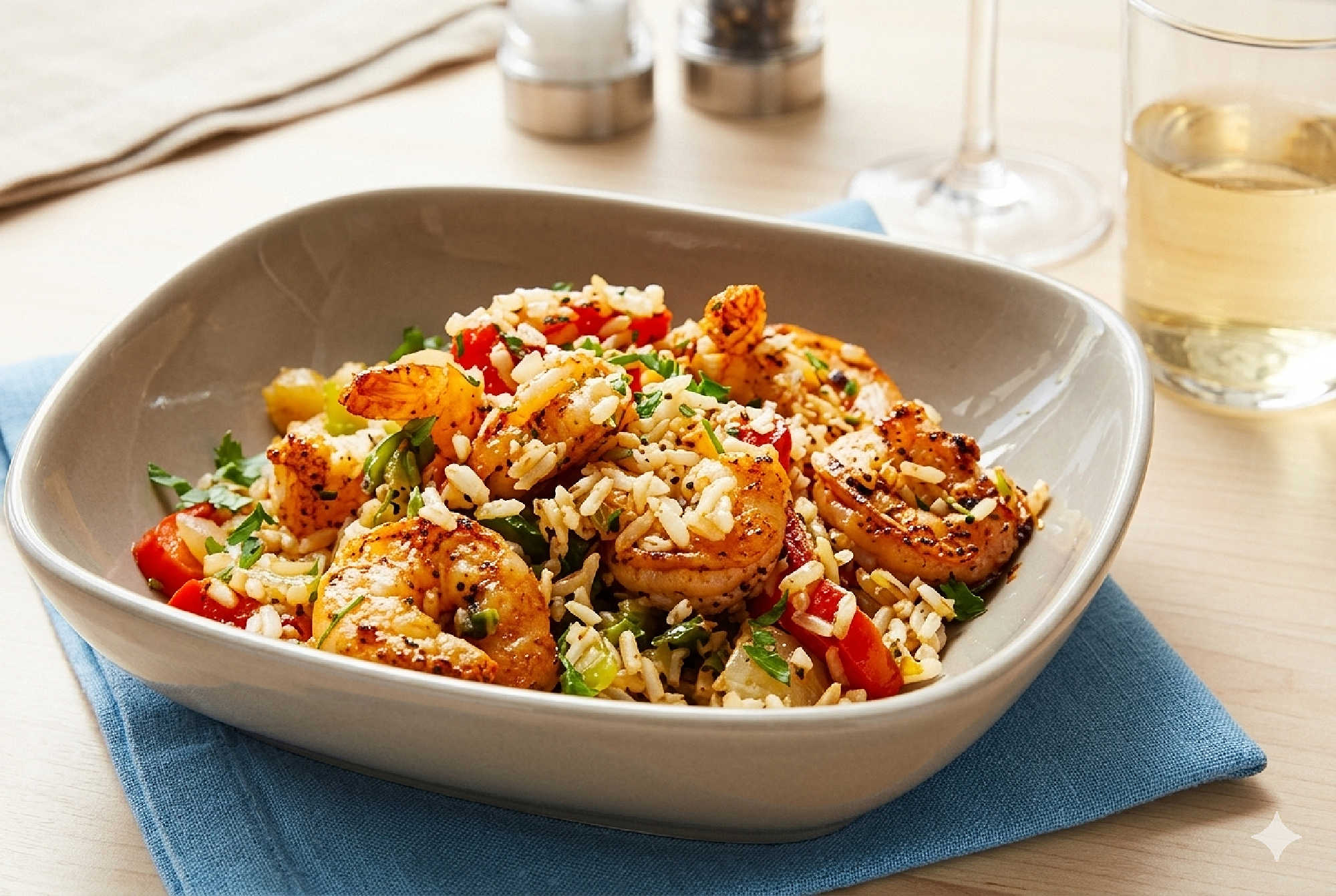 This beautiful Cajun Shrimp and Rice features plump, succulent seafood seared with fragrant spices, colorful bell peppers, and fluffy, seasoned grains. It’s an effortless skillet triumph that turns any busy weeknight into a festive comfort meal. #CajunShrimpAndRice #CajunCooking #OnePotMeals #WeeknightComfort #EasyRecipes #SouthernEats #DinnerInspiration #SpicyFood #SeafoodLovers