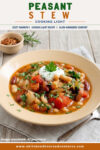 Thick, hearty, and deeply satisfying. This classic peasant stew packs rich tomatoes, tender white beans, and aromatic garden herbs into a bowl of pure rustic warmth. #PeasantStew #CozyKitchen #WinterSoups #ComfortFoodCraft #HealthyRecipes #RusticEats #BeanStew #EasyDinnerIdeas #FoodBloggerLife