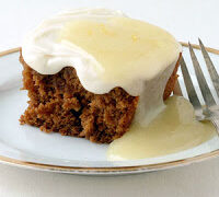 This spicy confection is topped with a rich cream cheese frosting. In place of a traditional lemon sauce, a dollop of Lemon Curd adds the finishing touch.