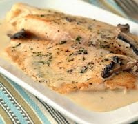 Tilapia in Mustard Cream Sauce