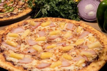 Ham and Pineapple Pizza