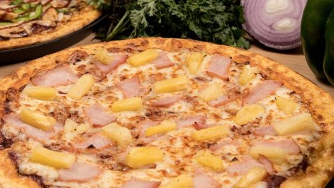 Ham and Pineapple Pizza