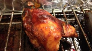 Chipotle Molasses Glazed Chicken Thighs