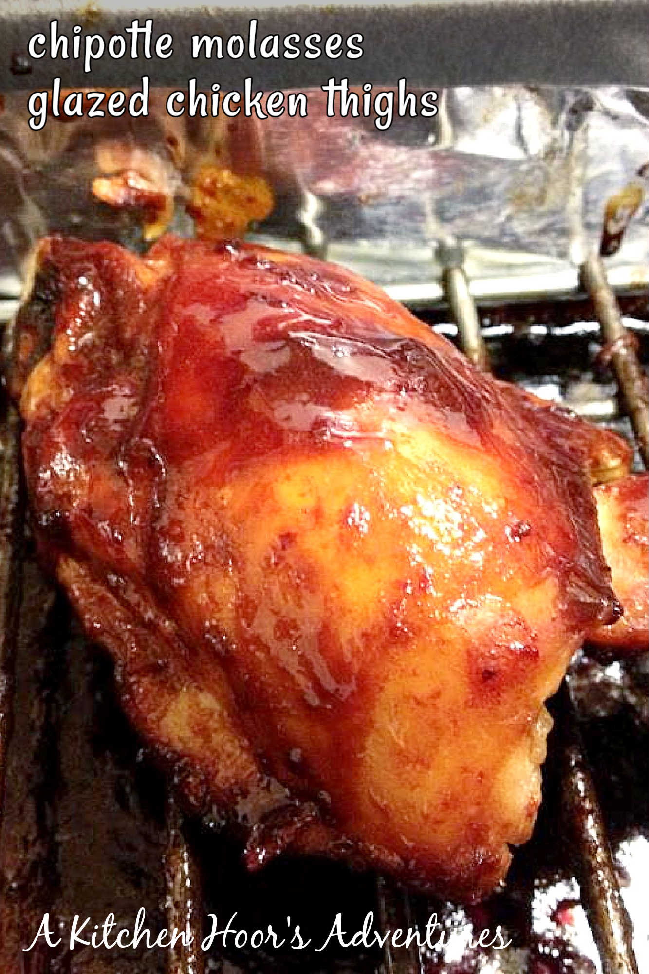 Get ready to elevate your chicken game with these #ChipotleMolassesGlazedChickenThighs! Perfect combination of sweet and smoky flavors that will have your taste buds dancing! #ChipotleMolassesChicken #GlazedChickenThighs #FlavorfulMeals #HealthyDinnerIdeas #FoodieFaves