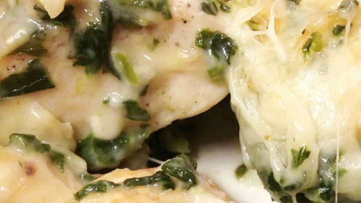 With all the flavors of spinach artichoke dip, this chicken will fly off your families' plates! Spinach and Artichoke Alfredo Chicken Pasta sounds complicated, but it's really not. And can be made with simple pantry/freezer ingredients.
