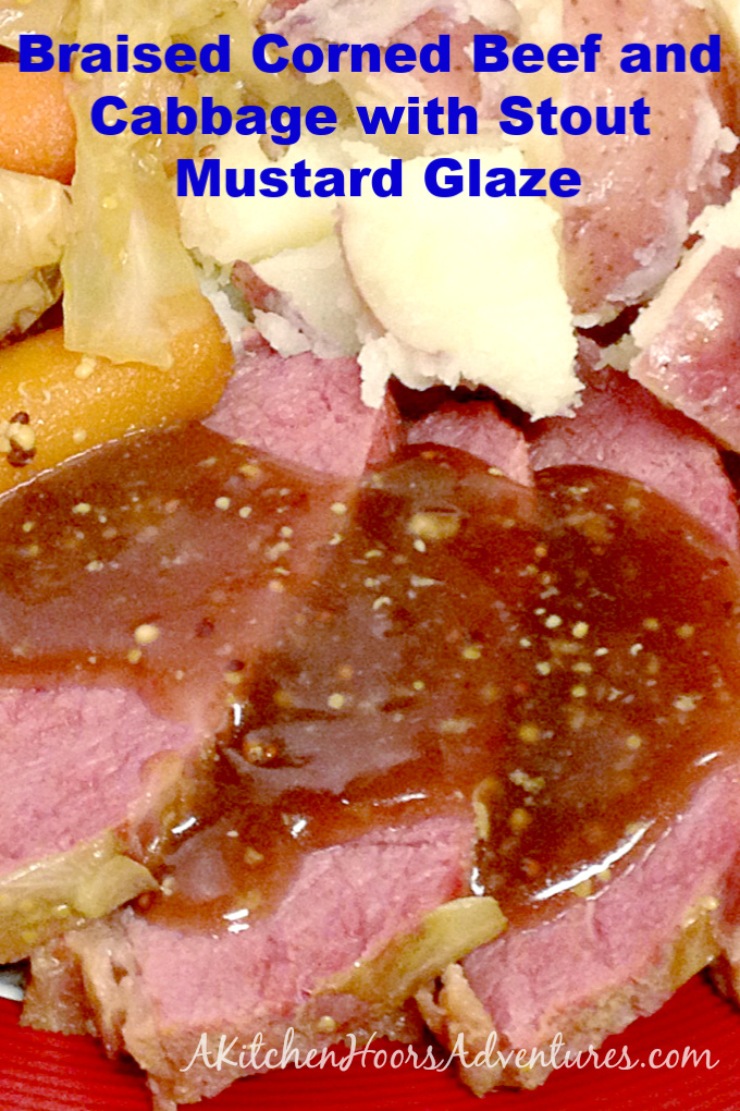 Instead of the usual corned beef and cabbage, I thought I’d mix it up a little. Braised Corned Beef and Cabbage with Stout Mustard Glaze is packed with so much stout and mustard flavor. It's perfect any time of year!