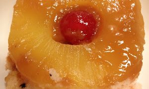 I’m not sure when this started, but lately I CAN.NOT eat without having something sweet when I’m finished. This Healthier Pineapple Upside Down Cake does just the trick.