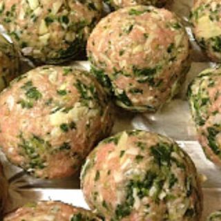 Spinach Artichoke Meatballs