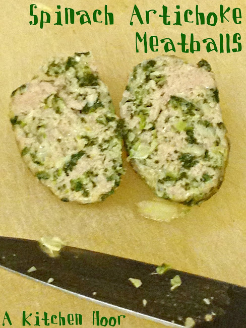 Spinach Artichoke Meatballs
