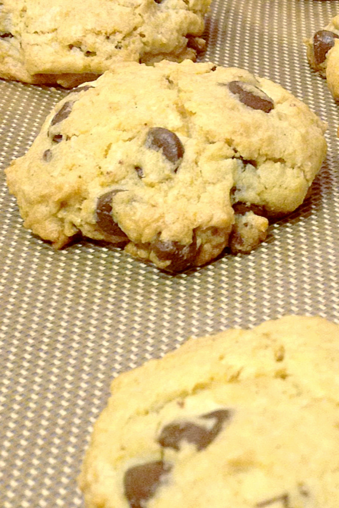 Chocolate Chip Cookies are crispy on the edges and chewy in the middle.  It's a family favorite recipe.