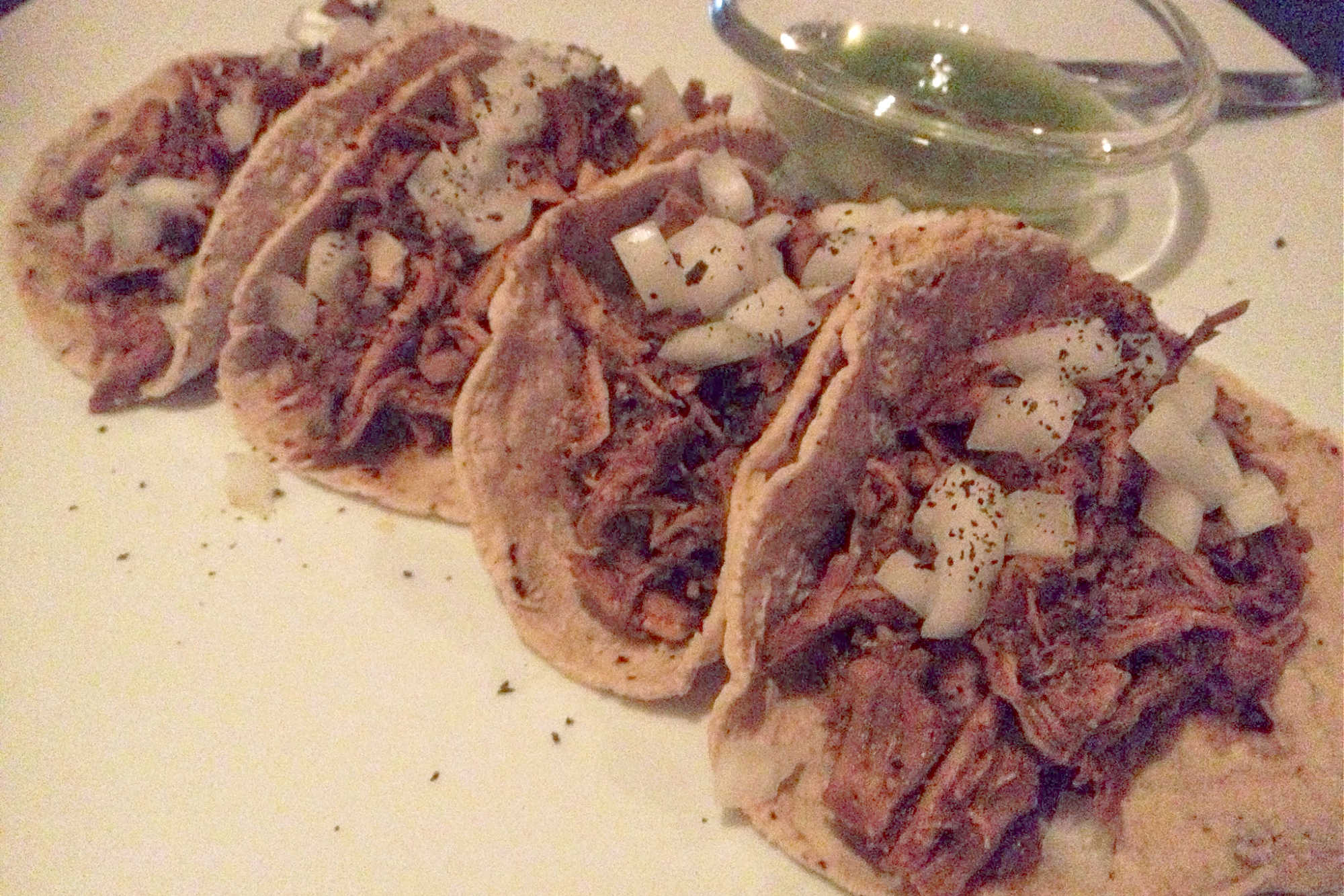 Day 4 in Bogota.  Man these are good ritas at Agave Azul with delicious Mexican chef's table food. Prawn tacos, crab and black bean tostada, cheese and black bean dumpling, and amazing chocolate cake.