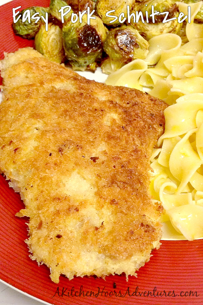 This Easy Pork Schnitzel comes together quick for the busiest of weeknights.
