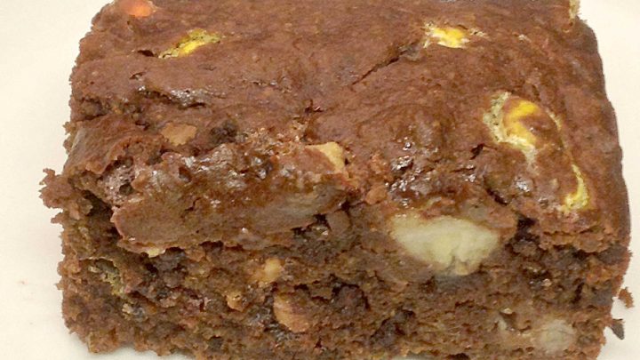 These Peanut Butter Banana Brownies are light, moist, delicious, and full of that my favorite flavor combination. #PeanutButterBananaBrownies #BrownieLovers #HealthyTreats #BananaDessert #SweetToothSatisfier #DessertHeaven #ChocolateLoversUnite #HealthyBaking #SweetToothSatisfier