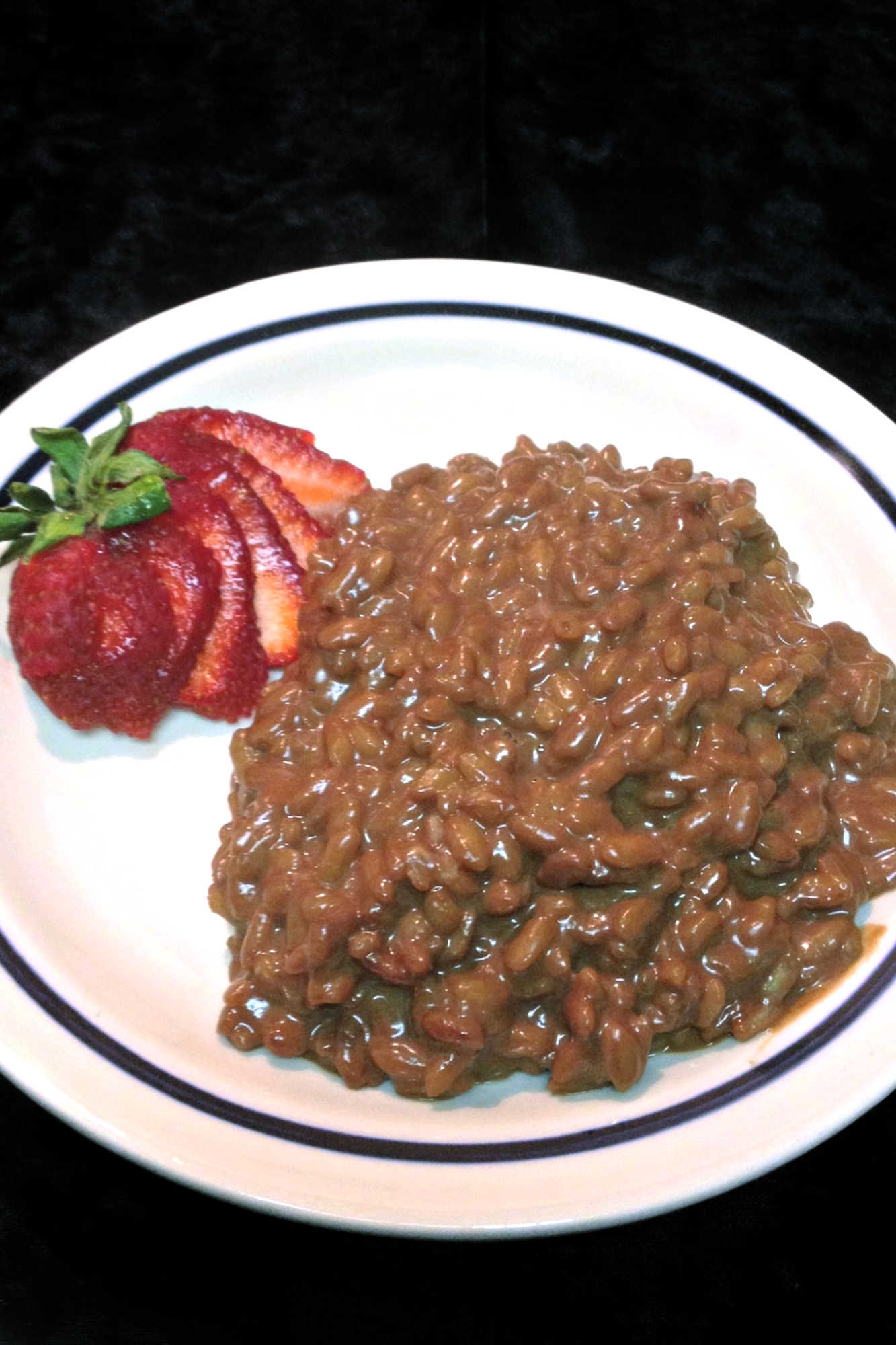Creamy, chocolatey, and oh-so-satisfying.  Chocolate Risotto is a delicious and unique twist on a classic dish!  #ChocolateRisottoDelight #RisottoLoversUnite #DecadentDessertVibes #SatisfyYourChocolateCravings #FoodieFiestaTime