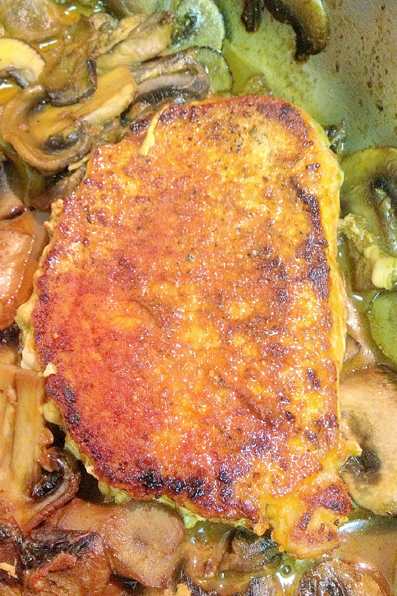 Bring bold flavor to your table with our paprika mushroom pork chops—juicy, perfectly paprika seasoned pork topped with a light mushroom sauce. Give it a try for dinner tonight. #PaprikaPorkPerfection #MushroomMadness #PorkChopParadise #FlavorfulFridays #KitchenCreations101