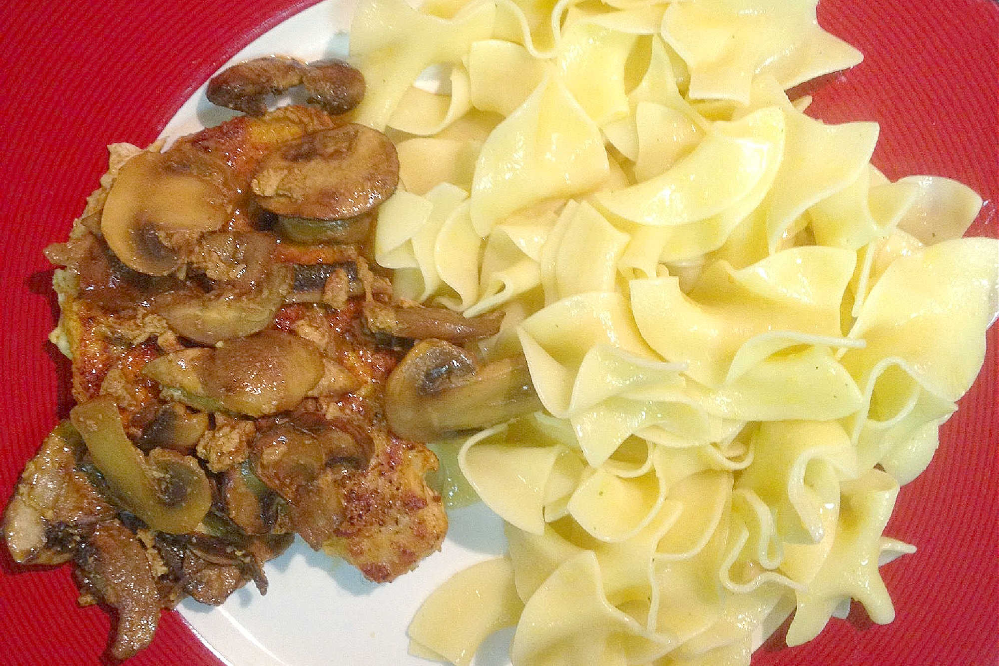 Paprika Mushroom Pork Chops