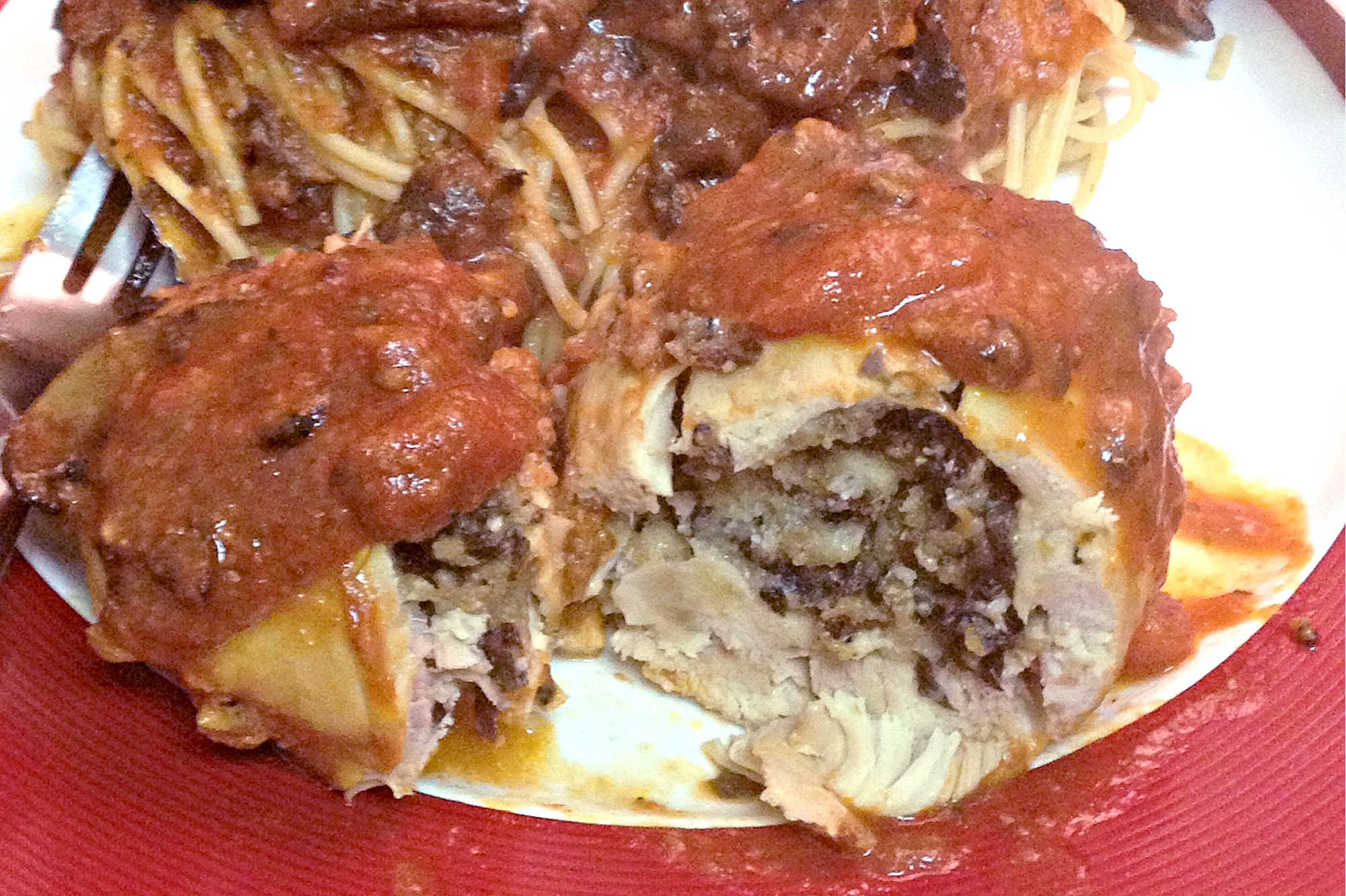 Using traditional Italian braciole as inspiration, this Chicken Thigh Braciole is just as flavorful, easy to make, and cooks in the slow cooker. You'll come home to a fabulous meal for your family. #BracioleBonanza #ChickenThighsAndChill #HomeCookingHero #ItalianInspiredEats #FoodieFinds