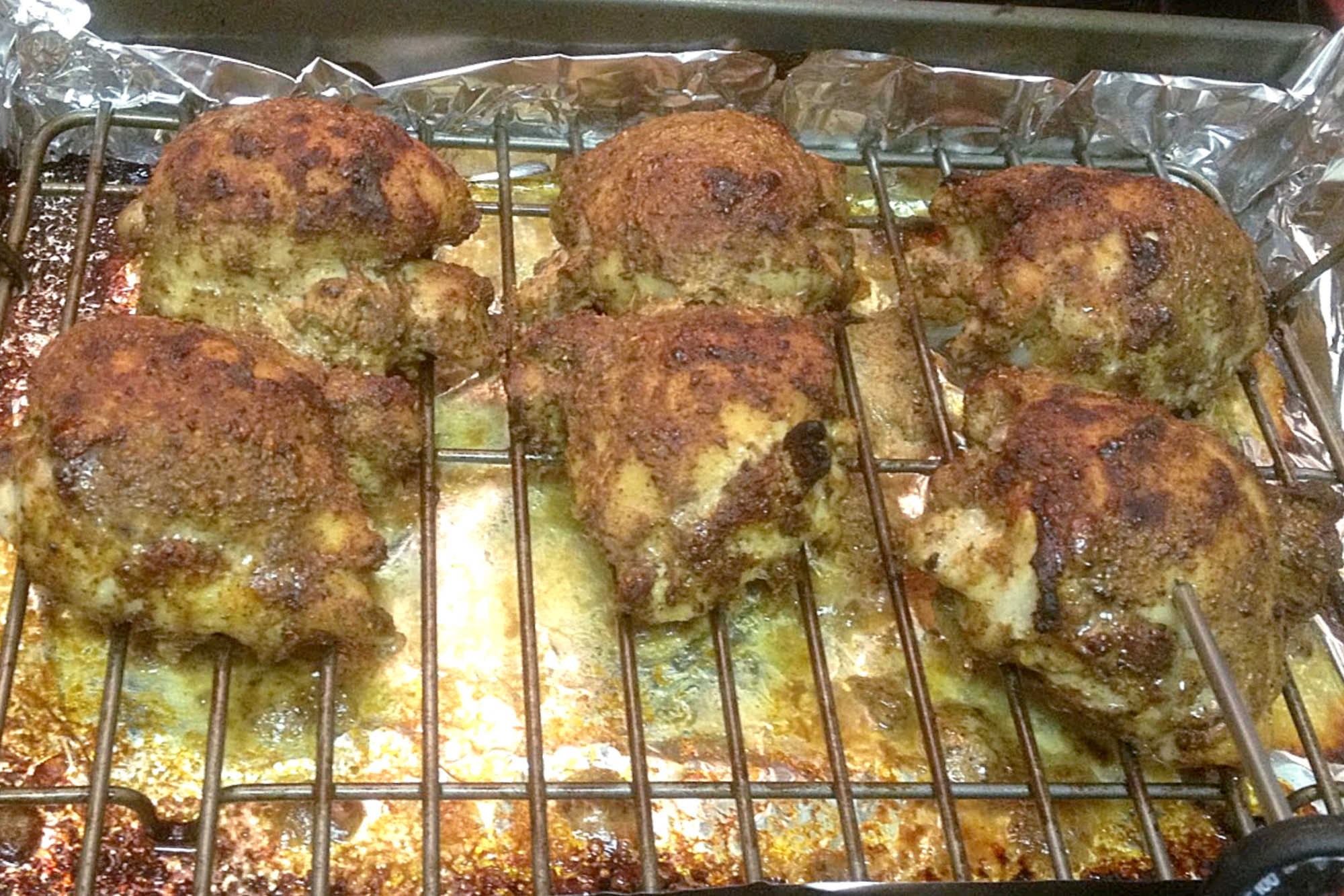 Spice up your weeknight meals with our mouthwatering Massalé Roasted Chicken Thighs 🔥 Guaranteed to be a family favorite! #MassaléMadness #ChickenThighGoals #RoastedToPerfection #FlavorSoGood #SpiceUpYourLife #MassaleRoastedChickenThighs #SpiceUpYourMeal #FoodieFaves #ChickenThighsForDays #FlavorPackedDinner