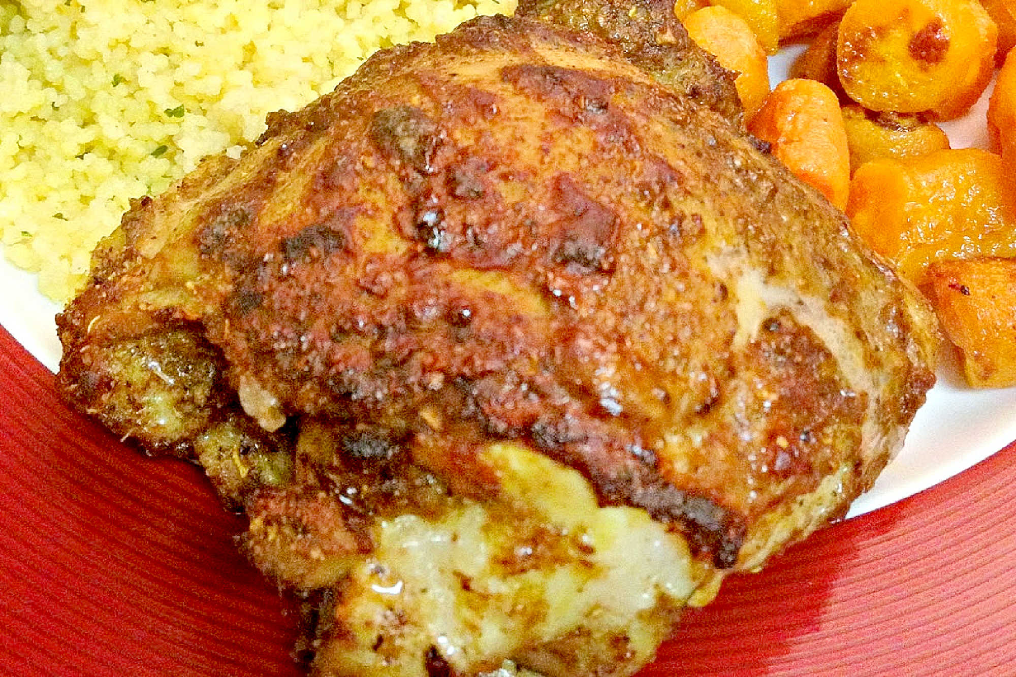 Spice up your weeknight meals with our mouthwatering Massalé Roasted Chicken Thighs 🔥 Guaranteed to be a family favorite! #MassaléMadness #ChickenThighGoals #RoastedToPerfection #FlavorSoGood #SpiceUpYourLife #MassaleRoastedChickenThighs #SpiceUpYourMeal #FoodieFaves #ChickenThighsForDays #FlavorPackedDinner