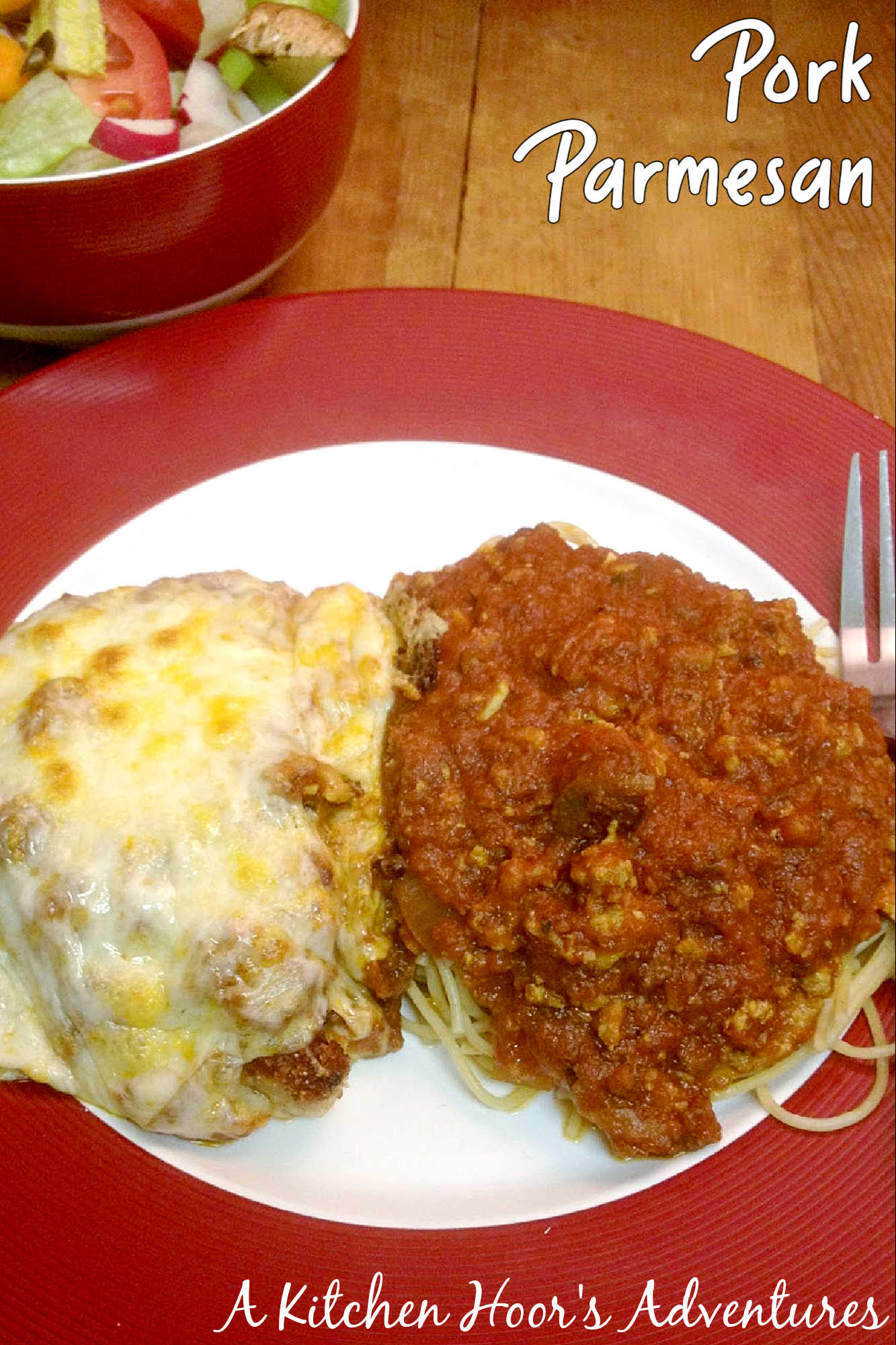 Mix things up and try pork parmesan tonight! Juicy pork cutlet + savory marinara + gooey mozzarella = perfection. 🍴 #PorkParmesanPerfection #ItalianComfortFood #DeliciouslySatisfying #WeeknightDinnerIdeas #ParmigianoPorkChops #porkparmesan #dinnerideas #foodie #dinnertime