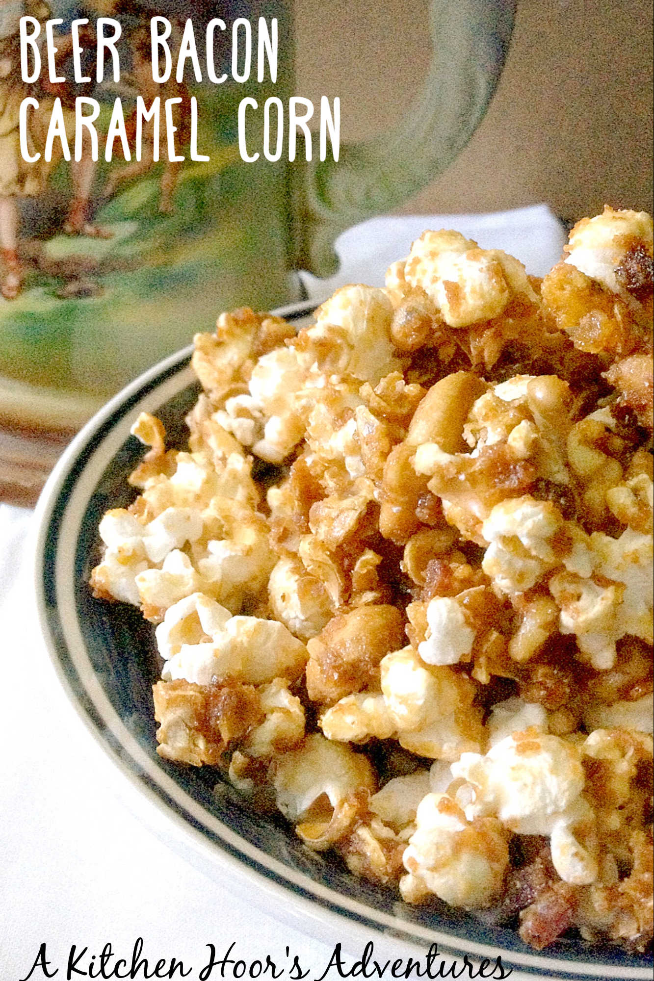 Beer bacon caramel corn brings together salty bacon, sweet caramel, and a hint of beer for a snack that's both surprising and satisfying. Try this unforgettable treat with your next movie night. #BeerBaconCaramelCorn #BrewsAndSnacks #CraftBeerTreats #PorkAndPoppinCandy #FoodieFavs