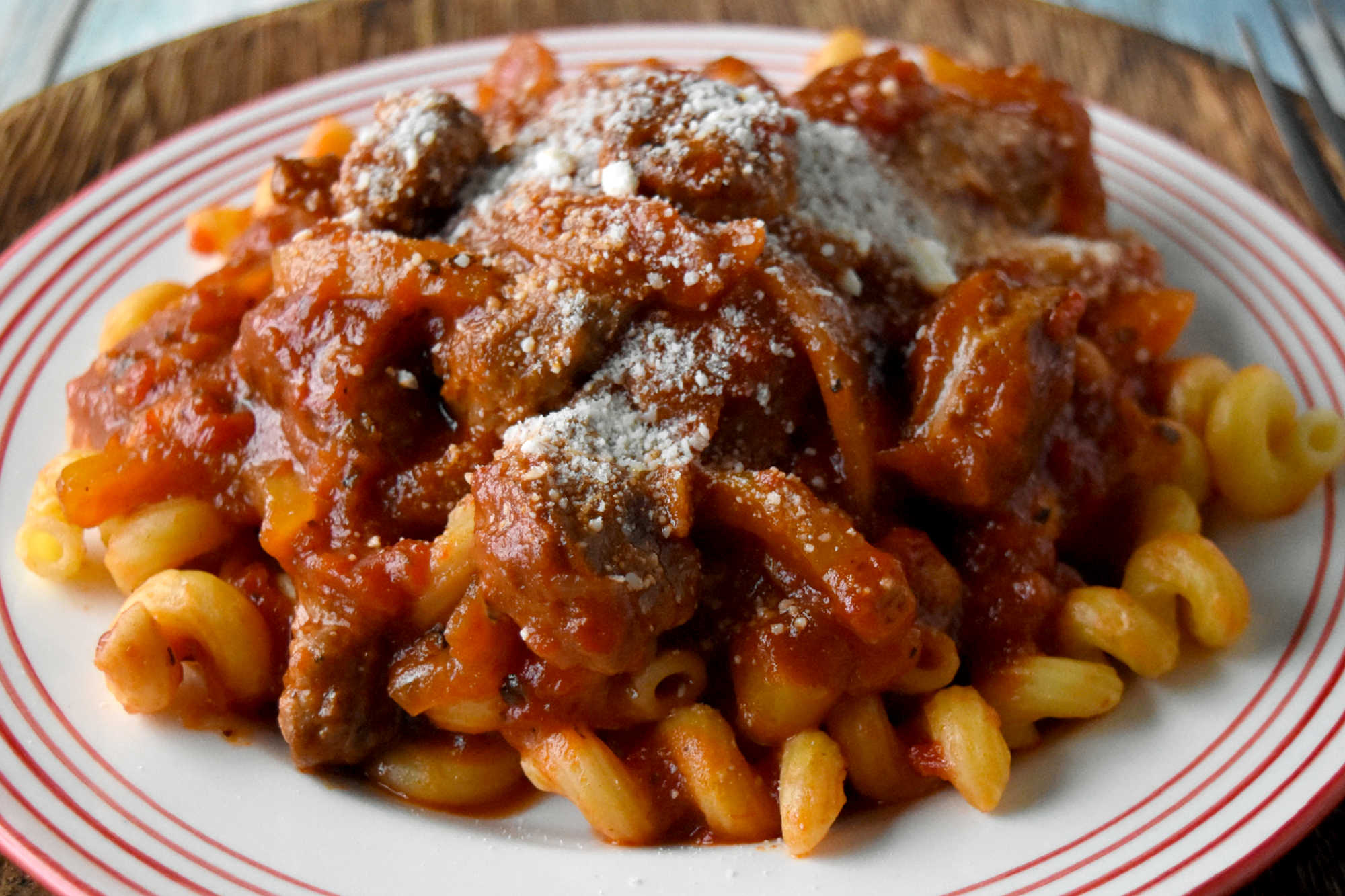 Elevate your next pasta night with our famous Pepper Pasta sauce and savory Italian Sausage. This combo will have you saying mamma Mia that’s one delicious dinner! #OurFamilyTable #ItalianCuisine #MustTryCombo #FlavorExplosion #ItalianFood #PastaLover #SauceGoals #EasyDinnerOption #PastaParty #ItalianSausageSizzle #DeliziosoDinner #FoodieFaves #PastaPassion