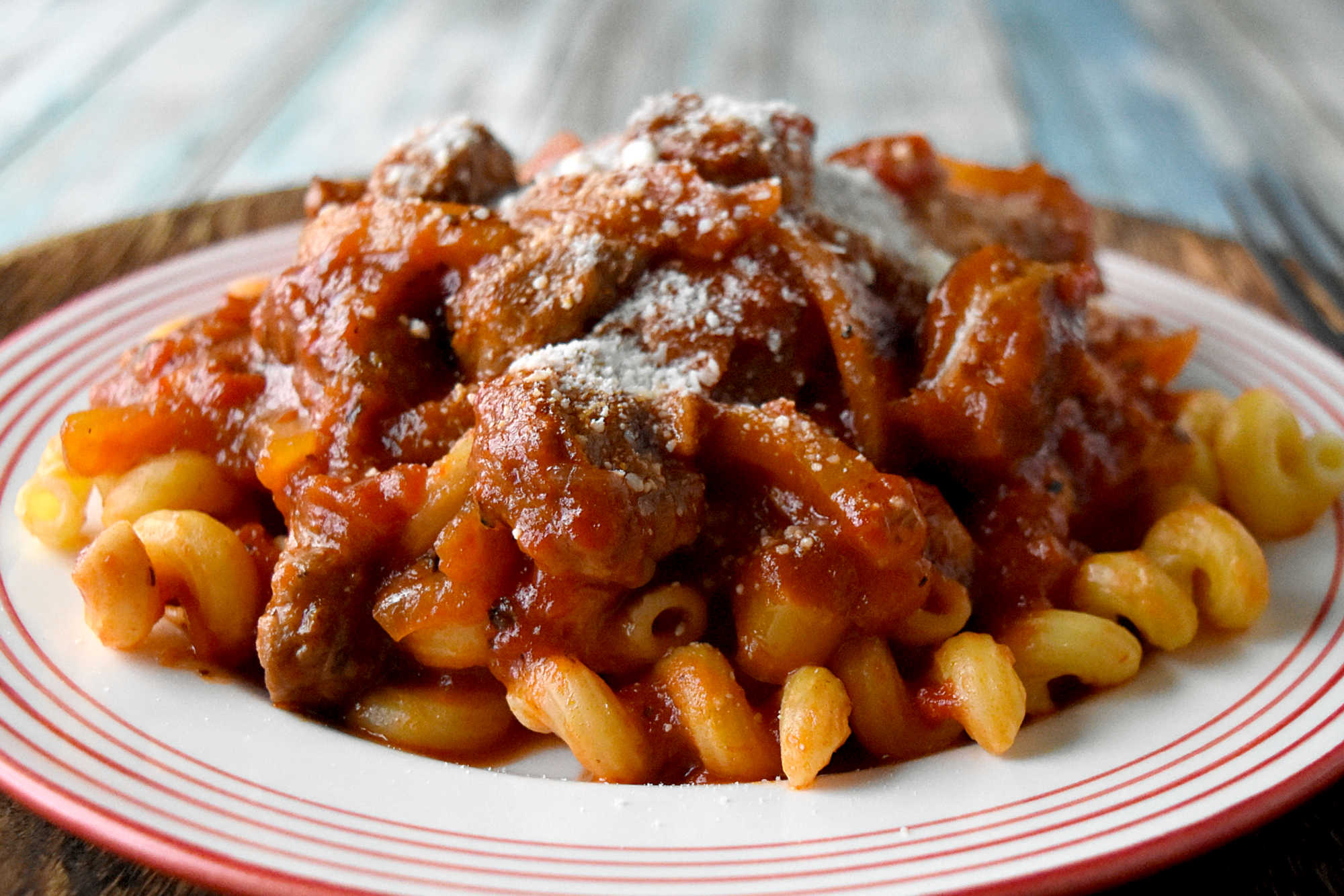 Elevate your next pasta night with our famous Pepper Pasta sauce and savory Italian Sausage. This combo will have you saying mamma Mia that’s one delicious dinner! #OurFamilyTable #ItalianCuisine #MustTryCombo #FlavorExplosion #ItalianFood #PastaLover #SauceGoals #EasyDinnerOption #PastaParty #ItalianSausageSizzle #DeliziosoDinner #FoodieFaves #PastaPassion