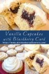 These vanilla cupcakes pair a sweet base filled with a swirl of blackberry curd and topped with a fluffy marshmallow buttercream. The perfect treat for fans of flavor variety. #CupcakeCreations #BlackberryDelight #MarshmallowMadness #DessertLoversUnite #BakedWithLove