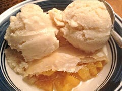 Image for Peach Strudel with Wild Honey Frozen Yogurt