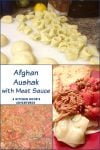 Dive into the exotic flavors of Afghan Aushak with Meat Sauce. Savory dumplings, aromatic herbs, and a rich meaty feast await you. #AfghanAushak #AfghanCuisine #MeatSauceLovers #FoodieFinds #AuthenticEats #FoodieAdventure #TasteOfAfghanistan #AuthenticAfghan #CulinaryDelight