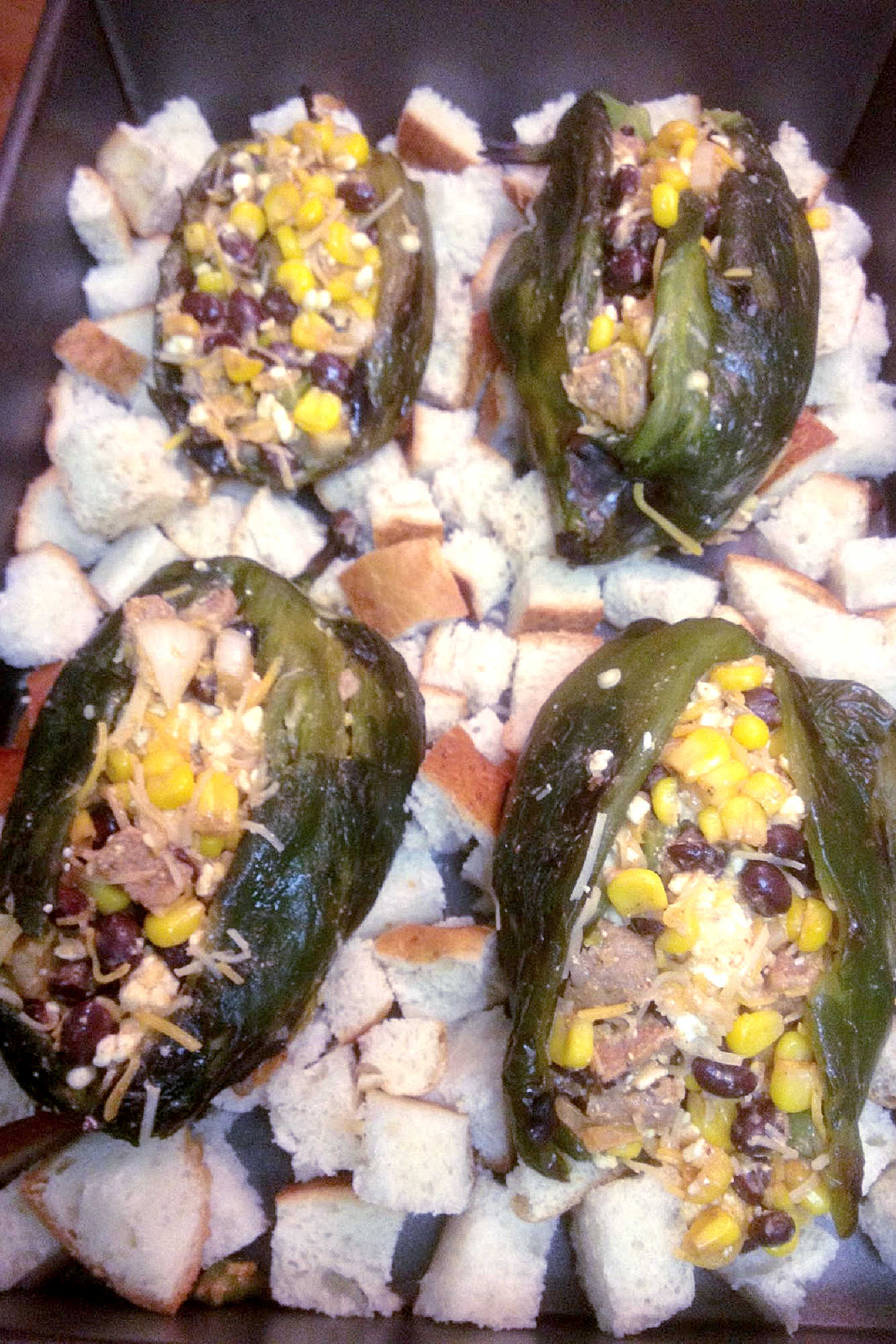 Life is like Chiles Rellenos Strata - all the spicy, cheesy goodness layered to make the perfect bite! Start your day with a slice of Mexico on your plate.  #GoodMorning #Foodie #ChilesRellenos #MexicanBrunch #BreakfastCasserole #VegetarianBites #FoodieFiesta