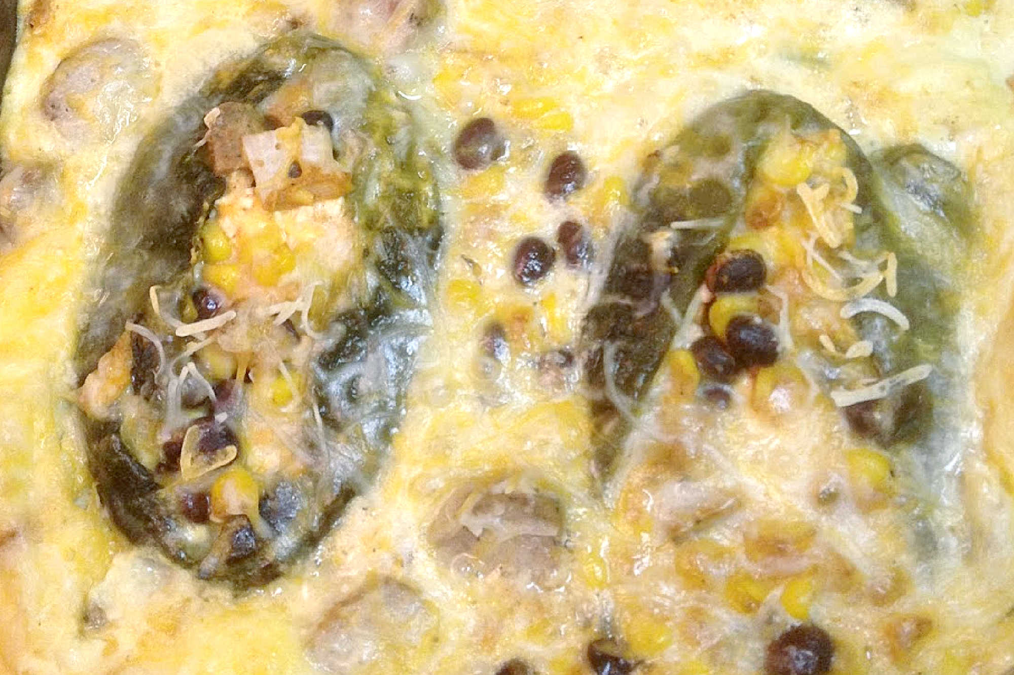 Life is like Chiles Rellenos Strata - all the spicy, cheesy goodness layered to make the perfect bite! Start your day with a slice of Mexico on your plate. #GoodMorning #Foodie #ChilesRellenos #MexicanBrunch #BreakfastCasserole #VegetarianBites #FoodieFiesta