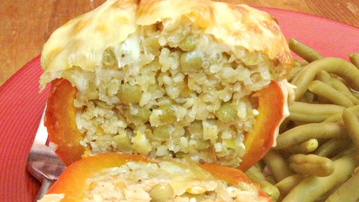 Mujadarah Stuffed Peppers
