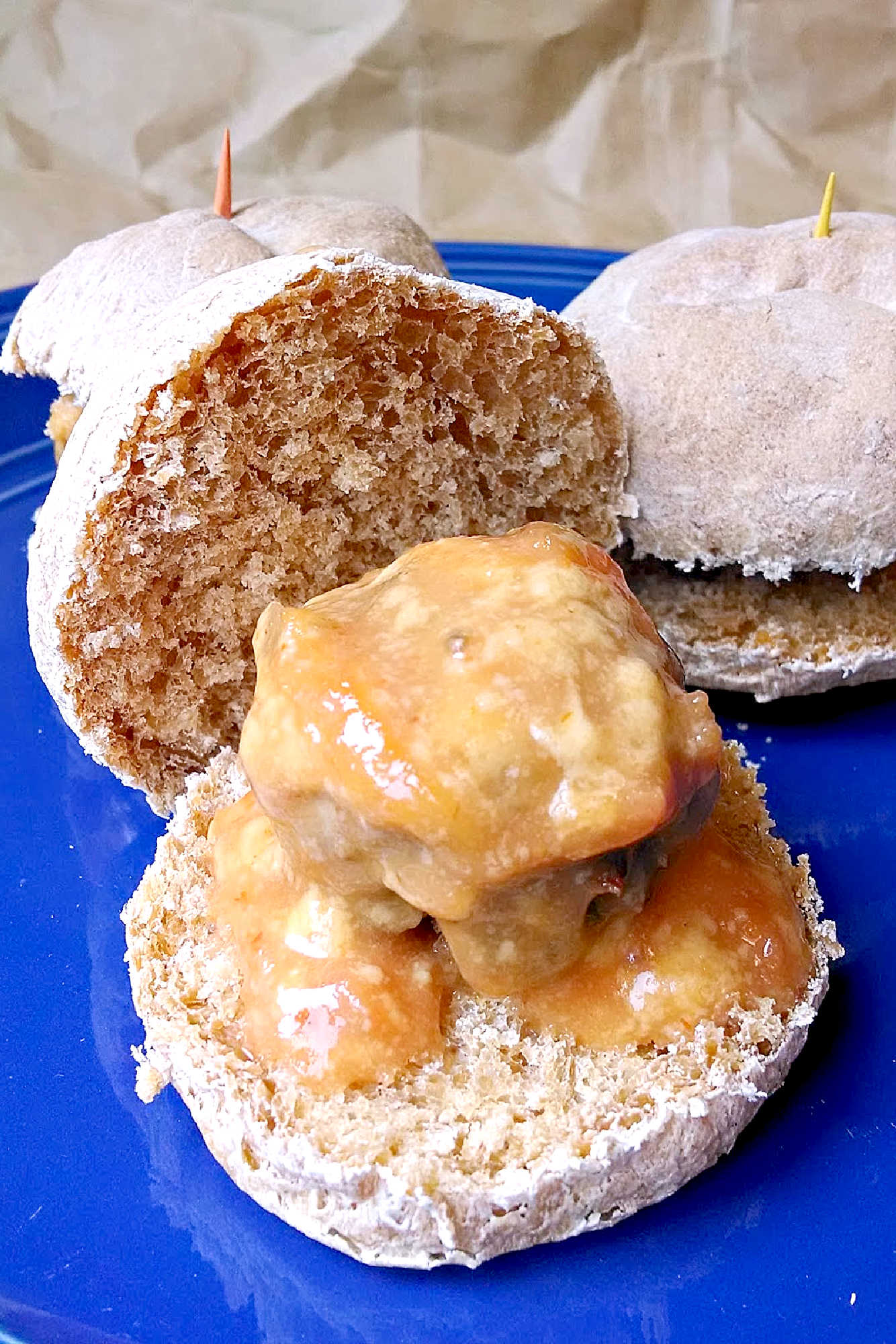 Elevate your sandwich game with Chipotle Turkey Meatball Sandwiches! Made with love and fresh ingredients, it's a burst of flavor in every bite.  #MeatballMondays #SandwichSquad #HealthyEats #ChipotlePepper #TurkeyTreats
