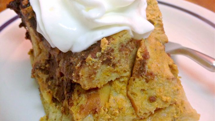 Pumpkin Ale Brioche Bread Pudding blends soft brioche with the unique depth of pumpkin ale, creating a seasonal treat you won't forget. #PumpkinAleBreadPudding #FallBakingFrenzy #SeasonalSweets #CraftBeerDesserts #BriocheBreadPudding