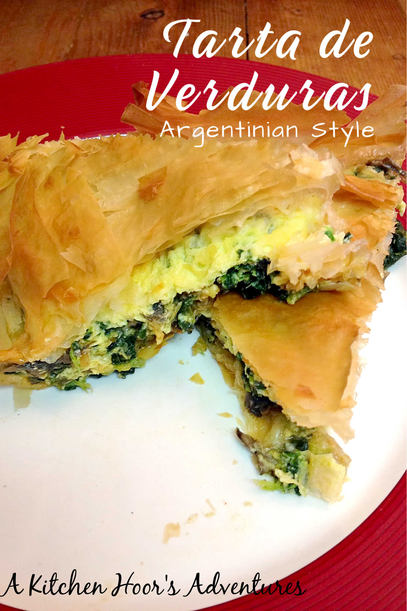 Bring a taste of Argentina into your kitchen.  Aregntinian style Tarta de Verduras is the perfect way to add more color and flavor to your everyday meals.  #TartaDeVerduras #ArgentinianFood #VegetarianTart #FoodieFaves #FoodieFiesta