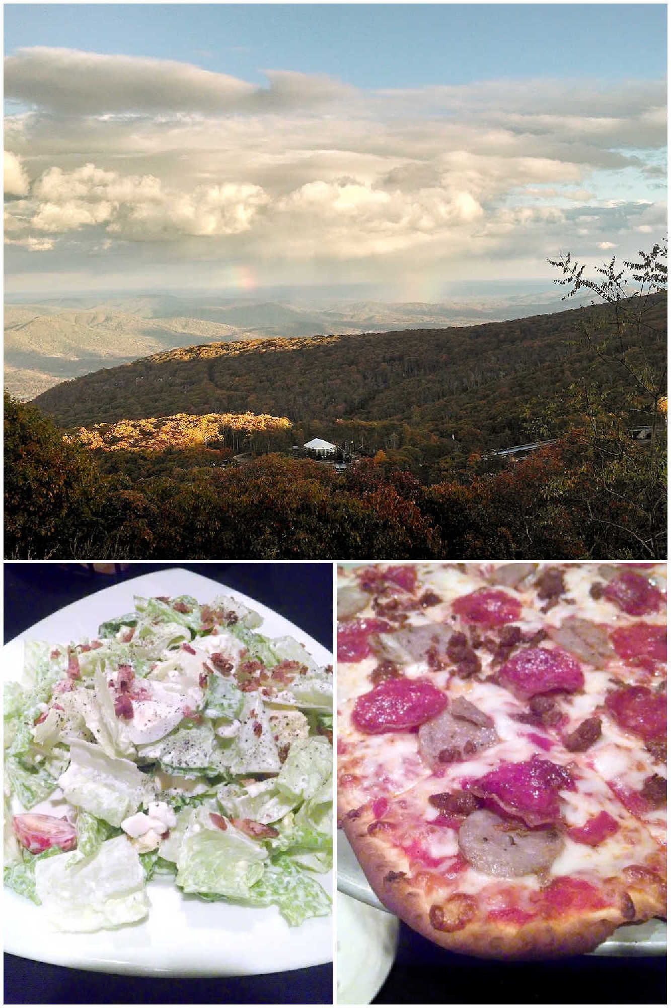 Just Us on a Mountain Part 1 - Wedding travel, dinner, and how we got to be on the mountain.