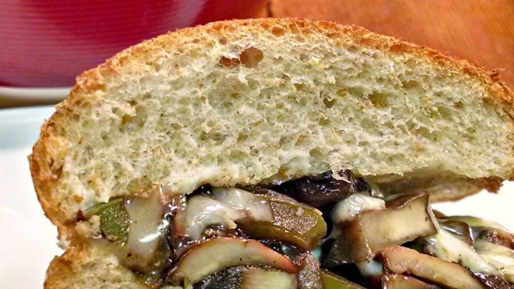 Portobello Cheese Steak Sandwiches
