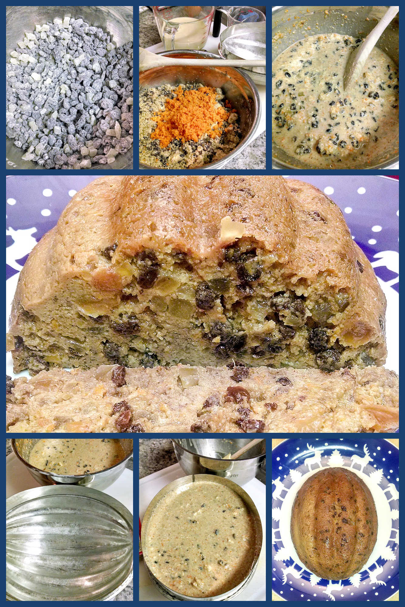Tired of the same old holiday desserts?  Try Mum Lowe's Christmas Pudding, an English inpsired steamed pudding.  Filled with delicious fruit, raisins, and spices it was always on our holiday table and once you try this recipe it will be on yours, too! #ChristmasPuddingRecipe #FamilyRecipes #HolidayBaking #TraditionalDesserts #EasyHolidayCooking #Christmas #DessertIdeas #ChristmasTraditions #HolidayCooking #HolidaySweets #FestiveFlavors