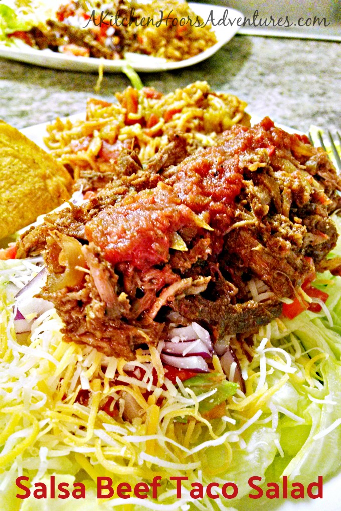 Salsa Beef Taco Salad