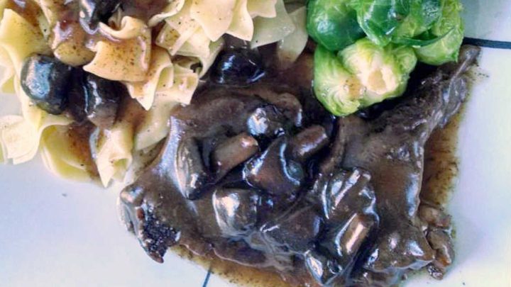 Elevate your slow cooker game with this tasty twist on a classic dish. This Slow Cooker Stout Braised Chuck Steak is packed with flavor and fall-apart tender. #stoutbraised #chucksteaks #Guiness #BeerBraisedMeat #ComfortFoodCravings #SlowCookerSunday #CraftBeerFoodie #StoutBraisedSteak #BeerBraisedBeef #slowcooker #braisedbeef #dinnerideas #slowcookerrecipes #beefstew #comfortfood #slowcookerlife #MeatLoversDelight #StPatricksDay #datenightdinner