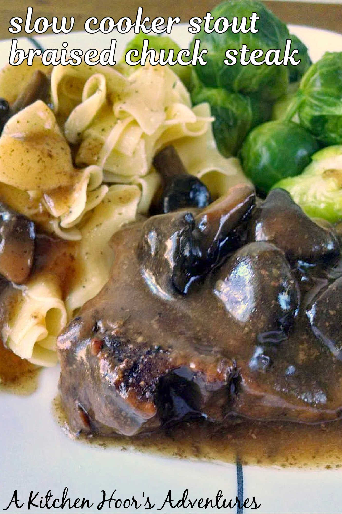 Elevate your slow cooker game with this tasty twist on a classic dish.  This Slow Cooker Stout Braised Chuck Steak is packed with flavor and fall-apart tender. #stoutbraised  #chucksteaks  #Guiness  #BeerBraisedMeat  #ComfortFoodCravings  #SlowCookerSunday  #CraftBeerFoodie  #StoutBraisedSteak  #BeerBraisedBeef  #slowcooker  #braisedbeef  #dinnerideas  #slowcookerrecipes  #beefstew  #comfortfood  #slowcookerlife   #MeatLoversDelight  #StPatricksDay  #datenightdinner