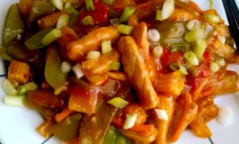 This Sweet & Sour Gingered Pork Stir-Fry is quick, delicious, and your new family favorite meal!