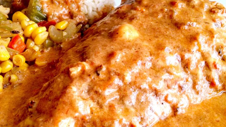 Cheesy Salsa Chicken is super tasty. It’s honestly Velveeta queso on top of chicken. You could easily shred the chicken and make some enchiladas out of them, soft tacos, nachos, or just eat it straight out of the slow cooker with a fork…or so I’ve heard. #CheesySalsaChicken #SlowCookerRecipes #CrockPotCooking #FoodBlogger #SlowCookerChicken #SlowCookerMeals #EasyDinnerRecipes #CheesyGoodness #SlowCookerMonth