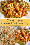 Spice up your dinner routine with this zesty and flavorful sweet & sour gingered pork stir-fry. Perfect for a quick and easy meal that will impress. #PorkStirFryDelight #AsianInspiredEats #SweetandSourSavory #StirFryLoversUnite #GingeredGoodness #quickdinner #flavorbomb #porkdish #dinnerideas #asiancuisine