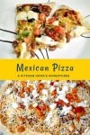 Is it pizza or is it a taco? Why not both! Try this unique and tasty Mexican Pizza for the perfect combination of both worlds! #MexicanPizzaMadness #TacoTuesdayTreat #CincoDeMayoEats #SpicySaborSensation #TortillaToppedDelight #meatfree